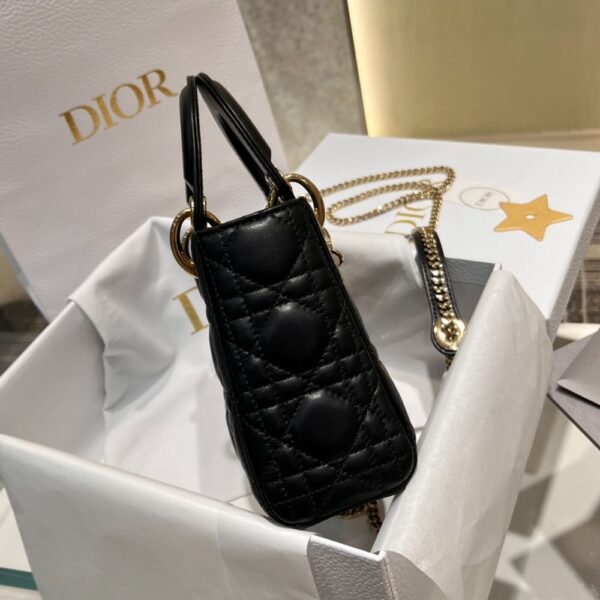 Dior Bag Lady Dr 17*15*7cm Black
