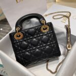 Dior Bag Lady Dr 17*15*7cm Black