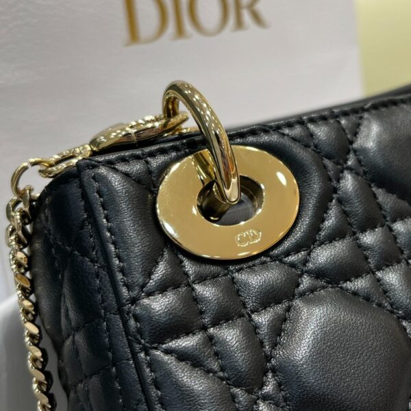 Dior Bag Lady Dr 17*15*7cm Black