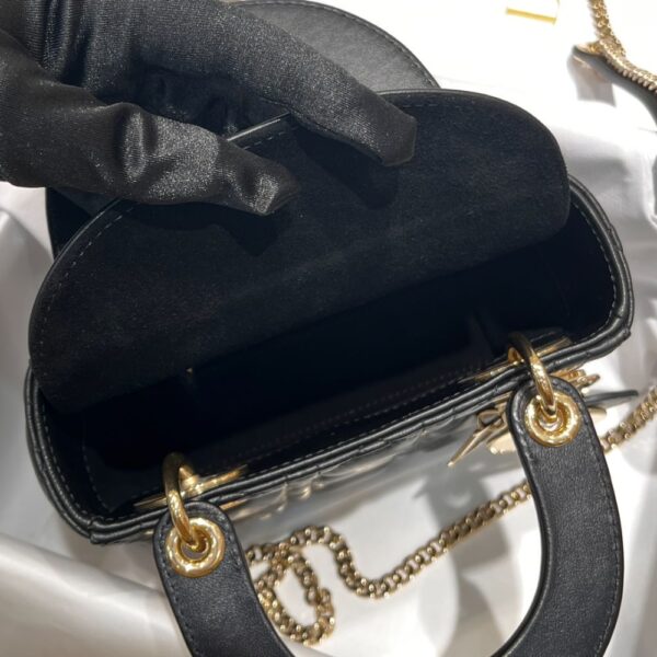Dior Bag Lady Dr 17*15*7cm Black