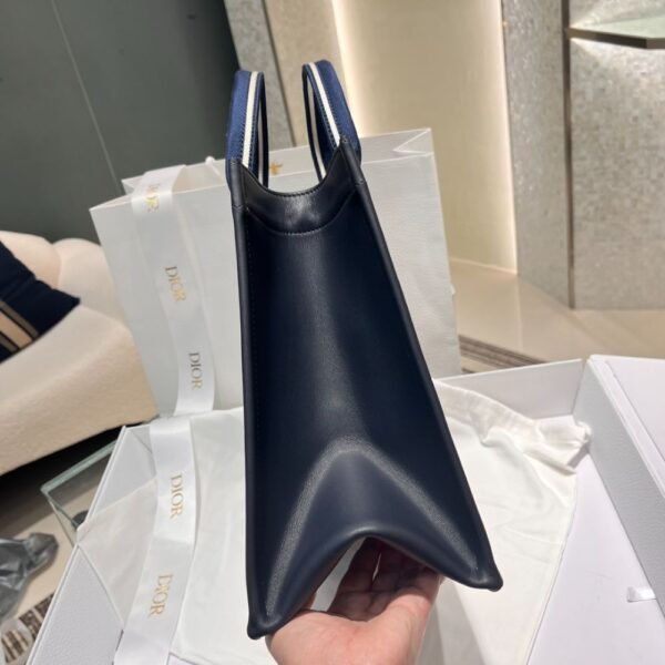 Dior Bag Book Tote 36cm Blue White Tiger