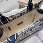 Dior Bag Book Tote 36cm Blue White Tiger