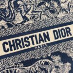 Dior Bag Book Tote 26cm Blue Tiger
