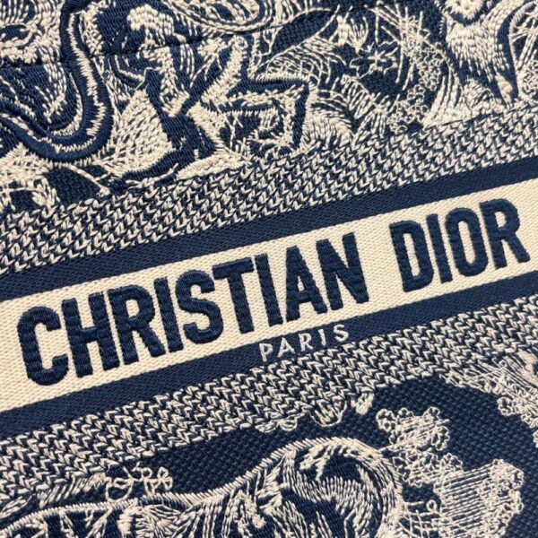 Dior Bag Book Tote 26cm Blue Tiger