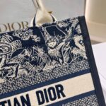 Dior Bag Book Tote 26cm Blue Tiger
