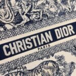 Dior Bag Book Tote 26cm Blue White Tiger
