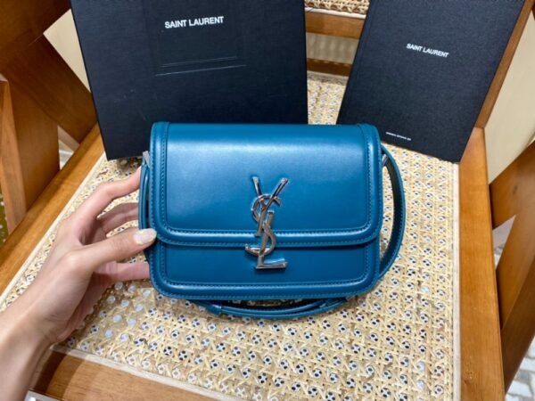 YSL Bag Solferino Box 634306 Blue