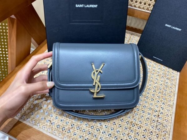 YSL Bag Solferino Box  634306 Grey