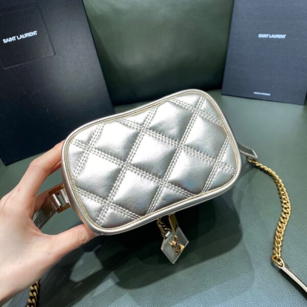 YSL Bag 80’s Vanity  649779 Silver