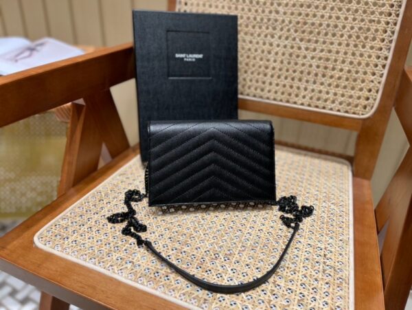 YSL Bag Woc 393953 19x11.5x4cm Black