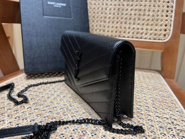 YSL Bag Woc 393953 19x11.5x4cm Black