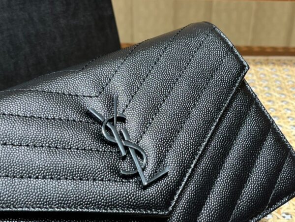 YSL Bag Woc 393953 19x11.5x4cm Black