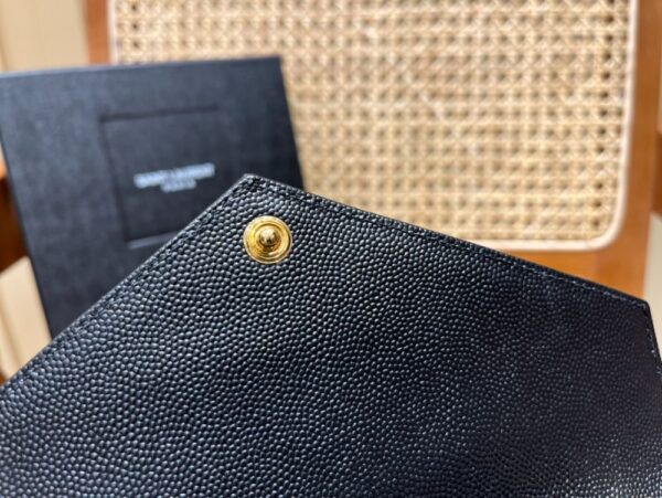 YSL Bag Woc 393953 19x11.5x4cm Black Gold
