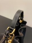 Fendi Bag POMODORINO 56850B80 21.5x14x17cm Black