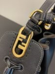 Fendi Bag POMODORINO 56850B80 21.5x14x17cm Black