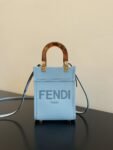 Fendi Bag Sunshine 56816B79 13x6.5x18cm Blue