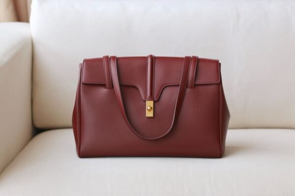 Celine Bag soft 16 Wine Red