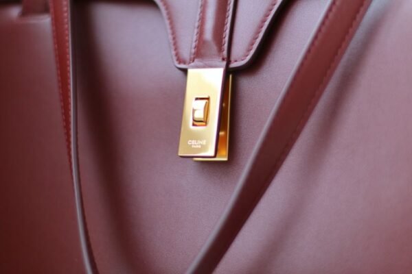 Celine Bag soft 16 Wine Red
