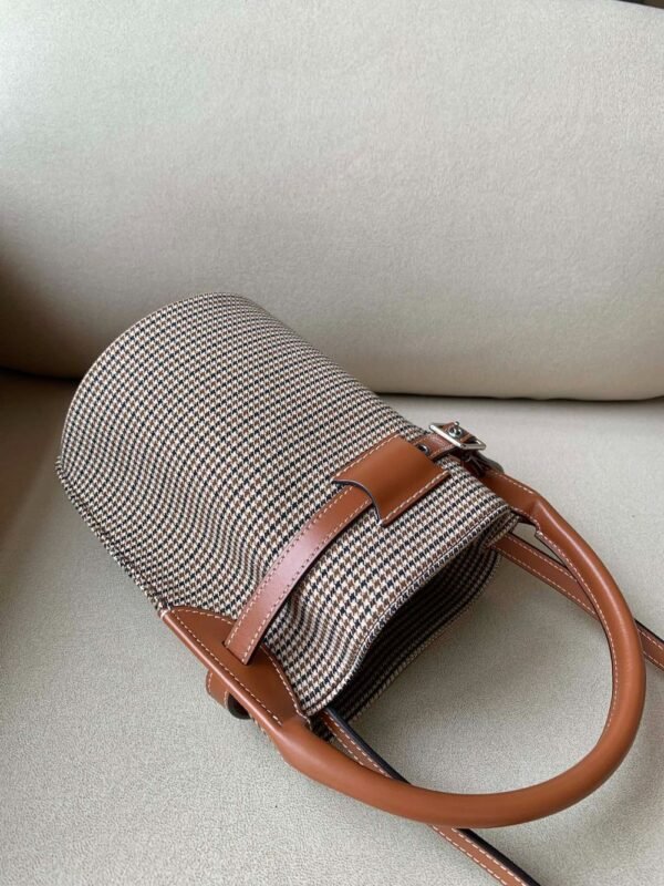 Celine Bag Bigbag bucket nano 21.5cm Houndstooth