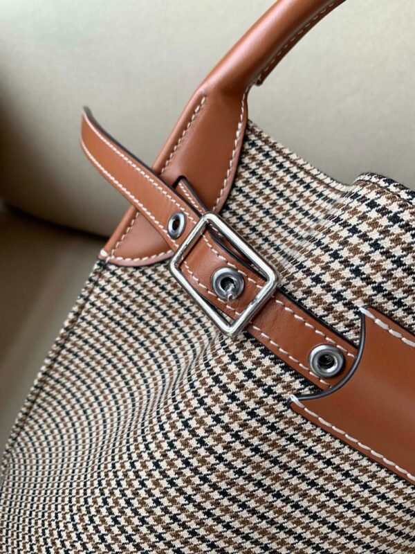 Celine Bag Bigbag bucket nano 21.5cm Houndstooth