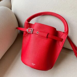 Celine Bag Bigbag bucket nano 21.5cm Red