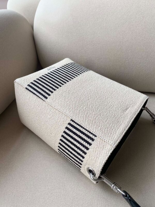 Celine Bag SANGLE BUCKET Beige Stripes