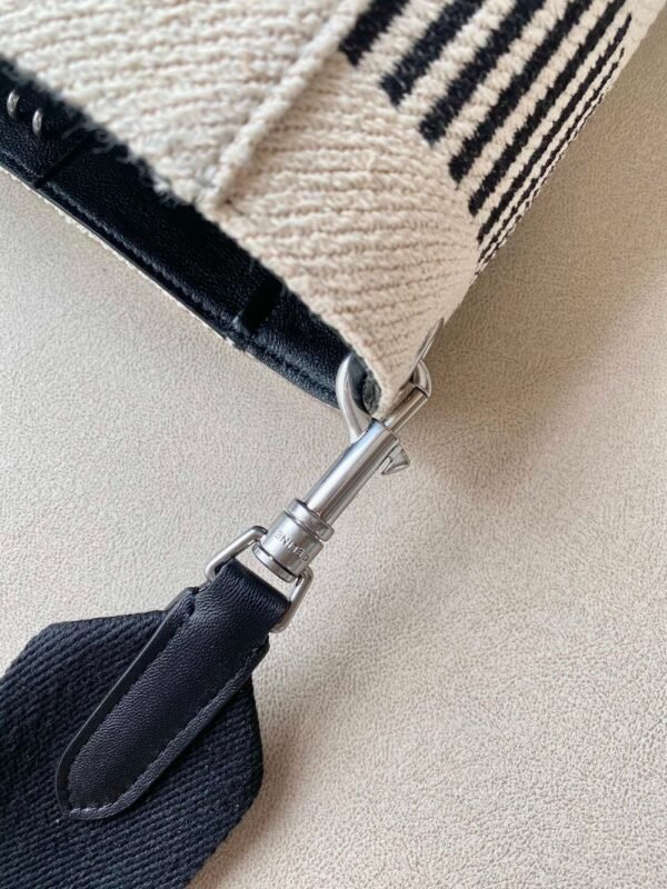 Celine Bag SANGLE BUCKET Beige Stripes