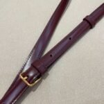 Celine Bag Triomphe Teen 666S 18.5cm Wine Red