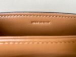 Celine Bag Triomphe Teen 666S 18.5cm White Old Brown