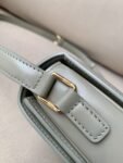 Celine Bag Triomphe Teen  666S 18.5cm Grey Green