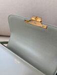 Celine Bag Triomphe Teen  666S 18.5cm Grey Green