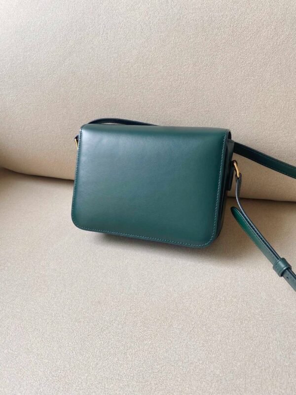 Celine Bag Triomphe Teen  666S 18.5cm Green