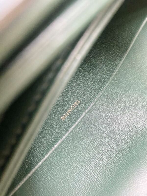 Celine Bag Triomphe Teen  666S 18.5cm Green