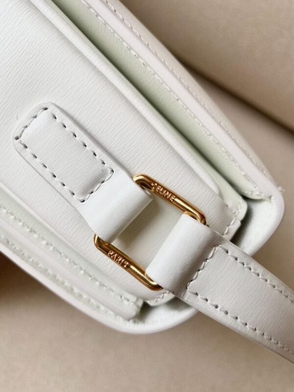 Celine Bag Triomphe Teen  666S 18.5cm White