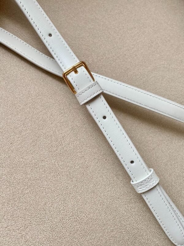 Celine Bag Triomphe Teen  666S 18.5cm White