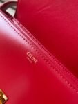 Celine Bag Triomphe Teen  666S 18.5cm Red