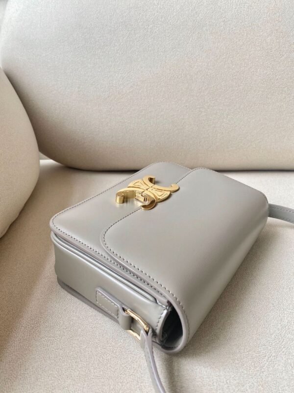 Celine Bag Triomphe Teen  666S 18.5cm Grey