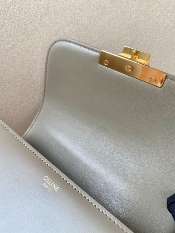 Celine Bag Triomphe Teen  666S 18.5cm Grey