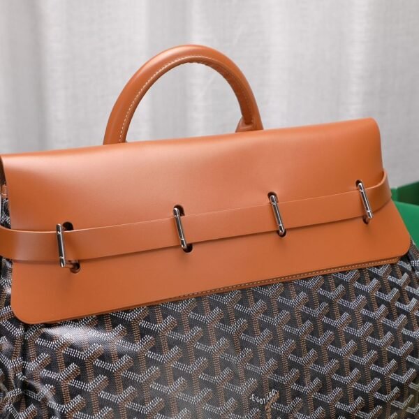 Goyard Bag Steamer PM Bag  Brown 48 cm x 22 cm x 36 cm