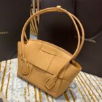 Bottega Veneta  Arco 33 Plain Weave 575943 Yellow Lychee Pattern
