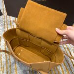 Bottega Veneta  Arco 33 Plain Weave 575943 Yellow Lychee Pattern