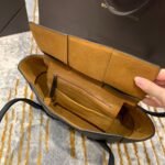 Bottega Veneta Arco 33 Plain Weave 575943 Grey Lychee Pattern
