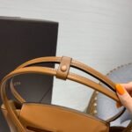 Bottega Veneta  Arco 33 Plain Weave 580725 Caramel