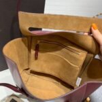 Bottega Veneta  Arco 33 Plain Weave 580725 Bordeaux