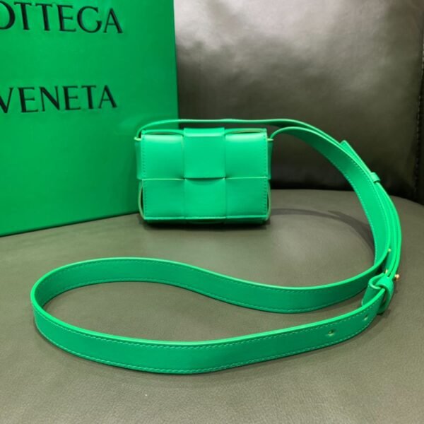 Bottega Veneta Mini Cassette 666688 Green
