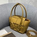 Bottega Veneta Arco 29 Plain Weave 575941 Mustard