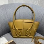 Bottega Veneta Arco 29 Plain Weave 575941 Mustard