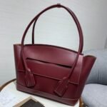 Bottega Veneta  Arco 48 Plain Weave 575941 Bordeaux