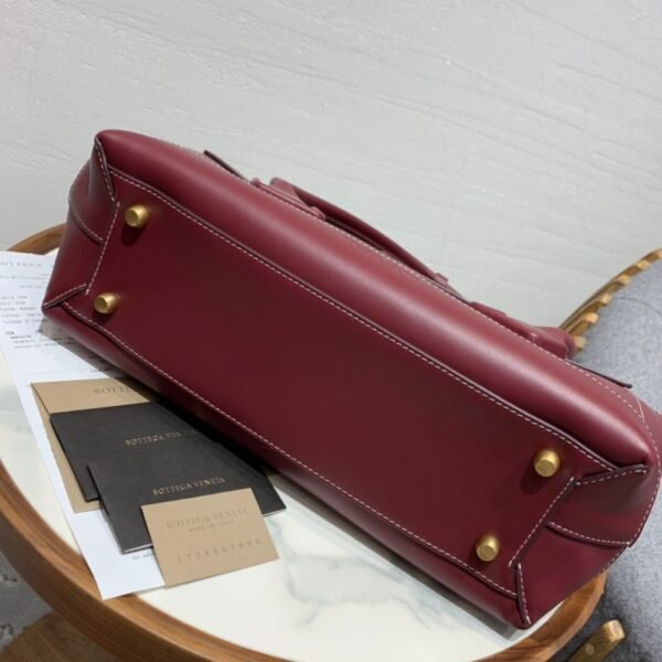 Bottega Veneta  Arco 48 Plain Weave 575941 Bordeaux