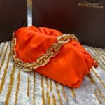 Bottega Veneta The Chain Pouch Orange Gold 620230